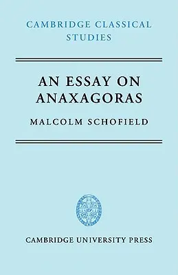 Ein Essay über Anaxagoras - An Essay on Anaxagoras