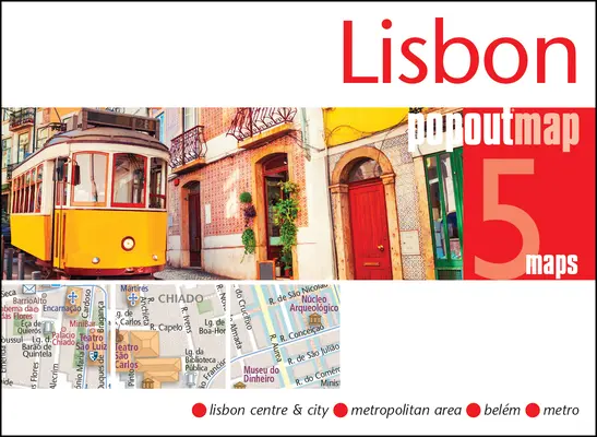 Lissabon Popout-Karte - Lisbon Popout Map