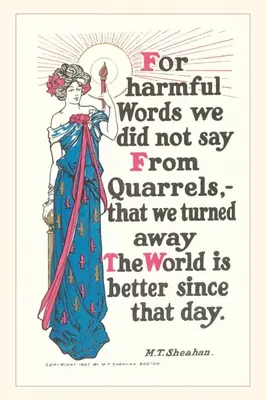 Jahrgangsjournal Streiten Sie sich nicht - Vintage Journal Don't Quarrel