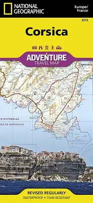 Korsika Karte [Frankreich] - Corsica Map [France]