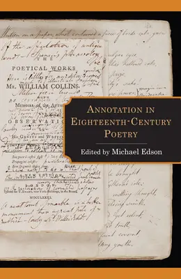 Annotation in der Poesie des achtzehnten Jahrhunderts - Annotation in Eighteenth-Century Poetry