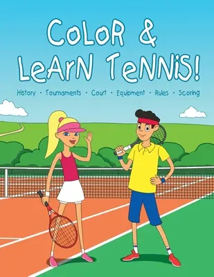 Ausmalen und Tennis lernen! - Color & learn tennis!