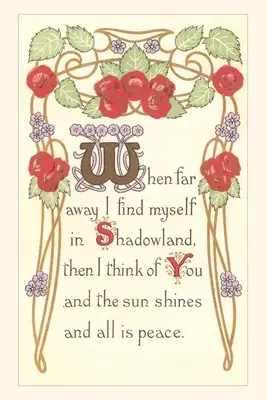 Weinlese-Journal Ich denke an dich - Vintage Journal Thinking of You