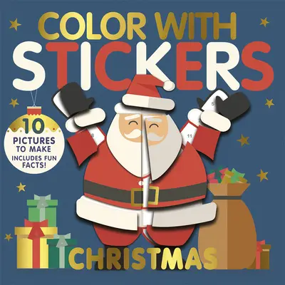 Ausmalen mit Stickern: Weihnachten: Erstelle 10 Bilder mit Aufklebern! - Color with Stickers: Christmas: Create 10 Pictures with Stickers!