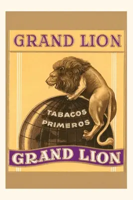 Jahrgangsjournal Grande Lion Etikett - Vintage Journal Grande Lion Label