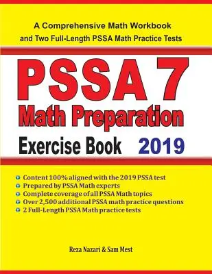 PSSA 7 Math Preparation Exercise Book: Ein umfassendes Mathe-Arbeitsbuch und zwei PSSA 7 Mathe-Übungstests in voller Länge - PSSA 7 Math Preparation Exercise Book: A Comprehensive Math Workbook and Two Full-Length PSSA 7 Math Practice Tests