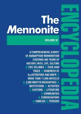 Mennonitische Enzyklopädie/ Band 4: Band 4 - Mennonite Encyclopedia/ Vol 4: Volume 4