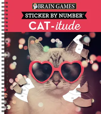 Denkspiele - Sticker nach Zahlen: Katzen-Itude - Brain Games - Sticker by Number: Cat-Itude