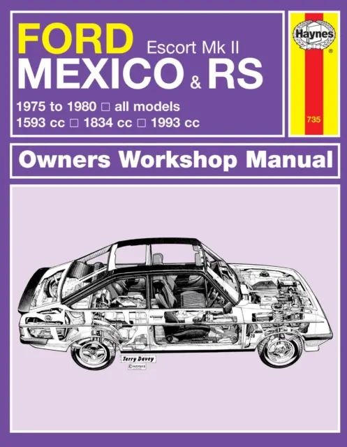 Ford Escort Mexico & RS Mk II Werkstatthandbuch für den Besitzer - Ford Escort Mexico & RS Mk II Owner's Workshop Man