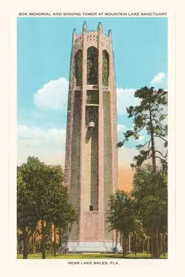 Weinleseblatt Bok Memorial, Lake Wales, Florida - Vintage Journal Bok Memorial, Lake Wales, Florida