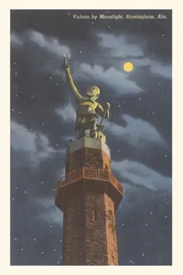 Weinleseblatt Vulkan im Mondschein, Birmingham - Vintage Journal Vulcan by Moonlight, Birmingham