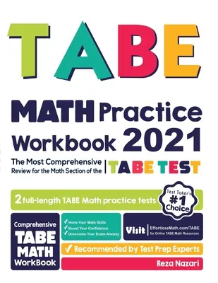 TABE Math Practice Workbook: Die umfassendste Wiederholung für den Mathe-Abschnitt des TABE-Tests - TABE Math Practice Workbook: The Most Comprehensive Review for the Math Section of the TABE Test