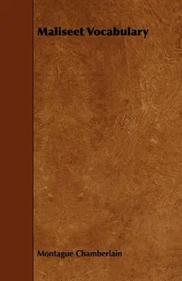 Maliseet-Wortschatz - Maliseet Vocabulary
