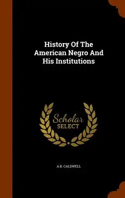 Geschichte des amerikanischen Negers und seiner Institutionen - History Of The American Negro And His Institutions