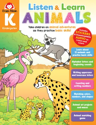 Hören und Lernen: Tiere, Klasse K - Listen and Learn: Animals, Grade K