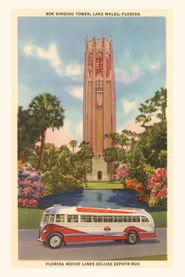 Oldtimer-Journal Bok Singing Tower, Lake Wales, Florida - Vintage Journal Bok Singing Tower, Lake Wales, Florida
