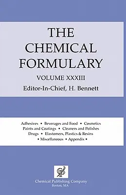 Chemische Formelsammlung Band 33 - Chemical Formulary Volume 33