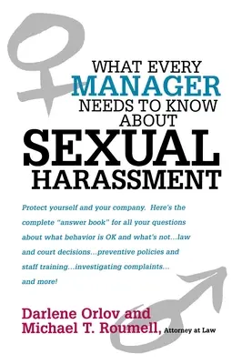 Was jeder Manager über sexuelle Belästigung wissen muss - What Every Manager Needs to Know about Sexual Harassment