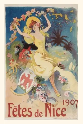 Jahrgangszeitschrift 360 Plakat für eine Gala in Nizza, 1907 - Vintage Journal 360 Poster for Nice Gala, 1907