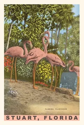 Jahrgangsjournal Flamingos - Vintage Journal Flamingos