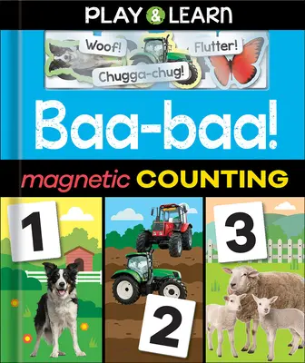 Mäh-Mäh! Magnetisches Zählen - Baa-Baa! Magnetic Counting