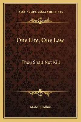 Ein Leben, ein Gesetz: Du sollst nicht töten - One Life, One Law: Thou Shalt Not Kill