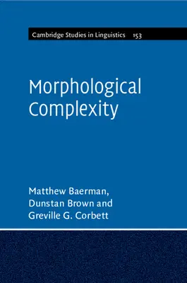 Morphologische Komplexität - Morphological Complexity