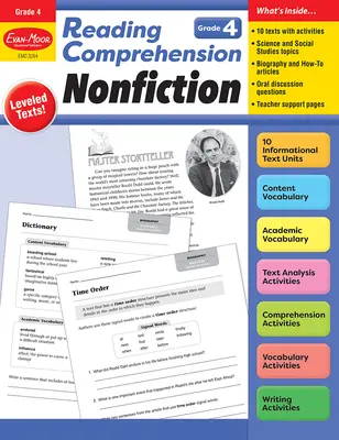 Leseverstehen: Nonfiction, Klasse 4 Lehrer-Ressource - Reading Comprehension: Nonfiction, Grade 4 Teacher Resource