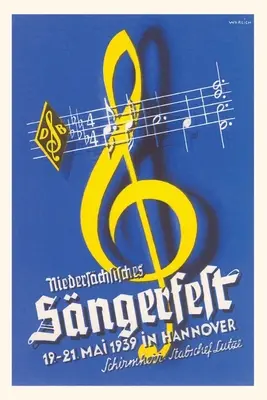 Jahrgangsjournal G-Schlüssel mit Stab - Vintage Journal G Clef with Staff