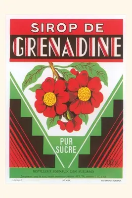 Jahrgangsjournal Grenadinesirup - Vintage Journal Grenadine Syrup