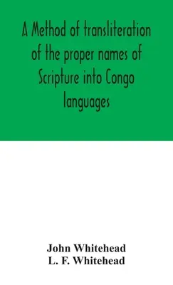Eine Methode zur Transkription der Eigennamen der Heiligen Schrift in die kongolesischen Sprachen - A method of transliteration of the proper names of Scripture into Congo languages