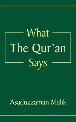 Was der Qur'an sagt - What the Qur'an Says
