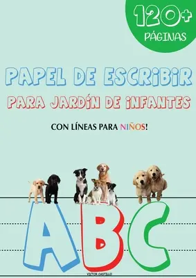 Papel de Escribir: Para nios (Con lineas Edicin tamao Gigante).