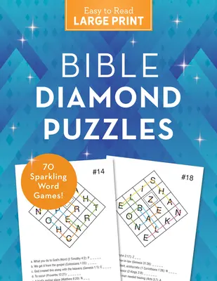 Bible Diamond Puzzles Großdruck: 70 funkelnde Wortspiele! - Bible Diamond Puzzles Large Print: 70 Sparkling Word Games!