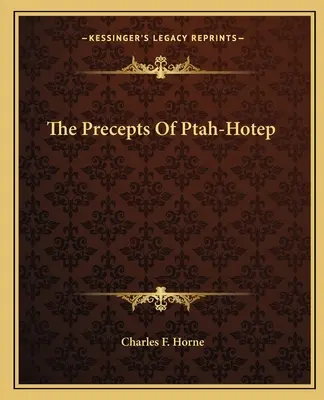 Die Gebote des Ptah-Hotep - The Precepts Of Ptah-Hotep
