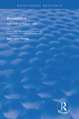 Rechnungswesen, Teil I: April 1897 bis März 1898 - Accountics, Part I: April 1897 to March 1898