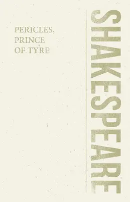 Perikles, Prinz von Tyrus - Pericles, Prince of Tyre