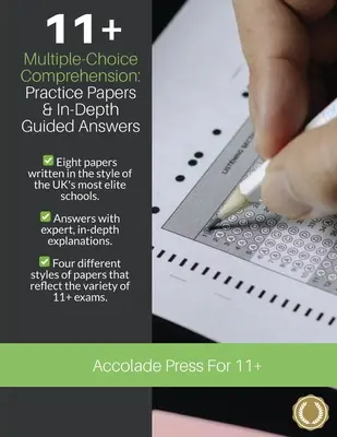11+ Multiple-Choice Comprehension: Übungsaufgaben und vertiefende Antworten: CEM, GL und unabhängige Schulprüfungen 11 Plus Englisch - 11+ Multiple-Choice Comprehension: Practice Papers and In-Depth Guided Answers: CEM, GL and Independent School 11 Plus English Exams
