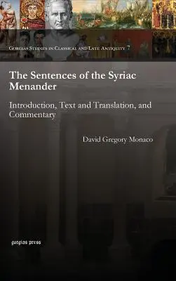 Die Sentenzen des syrischen Menander - The Sentences of the Syriac Menander