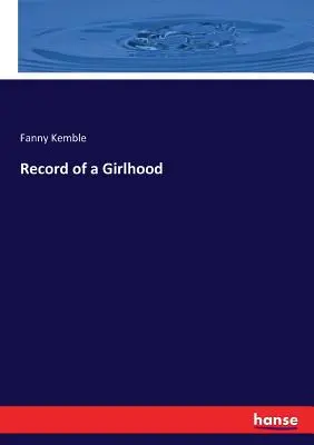 Aufzeichnungen einer Mädchenzeit - Record of a Girlhood