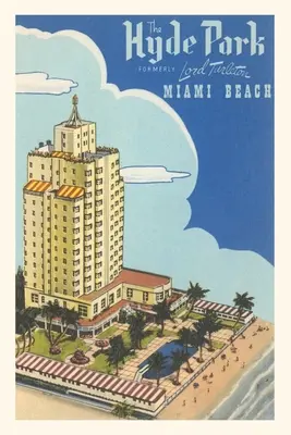 Jahrgangsjournal Hyde Park Hotel, Miami Beach - Vintage Journal Hyde Park Hotel, Miami Beach