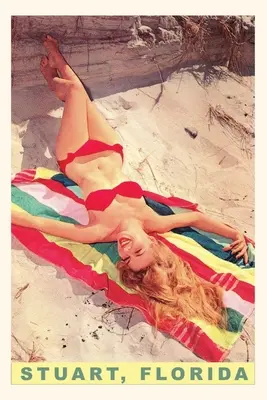 Jahrgangsjournal Lächelnde badende Schönheit, Stuart, Florida - Vintage Journal Smiling Bathing Beauty, Stuart, Florida
