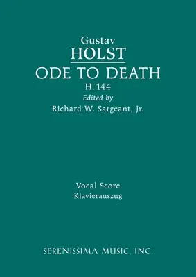 Ode an den Tod, H.144: Vokalpartitur - Ode to Death, H.144: Vocal score