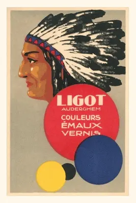 Jahrgangsjournal Indianerhäuptling mit Kopfschmuck - Vintage Journal Indian Chief with Headdress