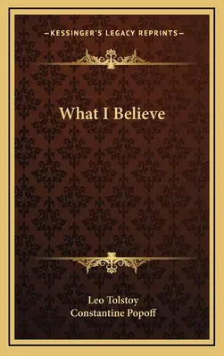 Was ich glaube - What I Believe