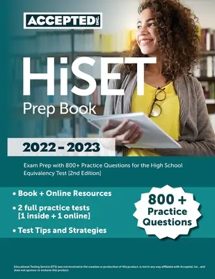 HiSET Vorbereitungsbuch 2022-2023: Exam Prep with 800+ Practice Questions for the High School Equivalency Test [2. Auflage] - HiSET Prep Book 2022-2023: Exam Prep with 800+ Practice Questions for the High School Equivalency Test [2nd Edition]