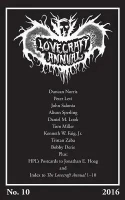 Lovecraft-Jahrbuch Nr. 10 (2016) - Lovecraft Annual No. 10 (2016)