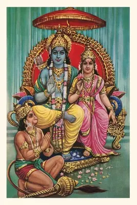 Jahrgangsjournal Shiva und Parvati mit Hanuman - Vintage Journal Shiva and Parvati with Hanuman