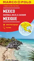 Mexiko Marco Polo Karte - Beinhaltet Guatemala, Belize und El Salvador - Mexico Marco Polo Map - Includes Guatemala, Belize and El Salvador