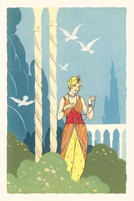 Vintage Journal Frau im Haremskostüm - Vintage Journal Woman in Harem Costume